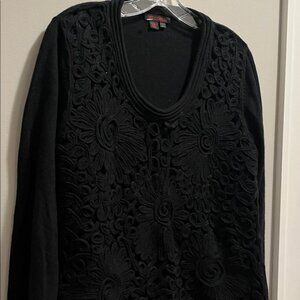 L Simon Chang Angora Cashmere Blend Sweater